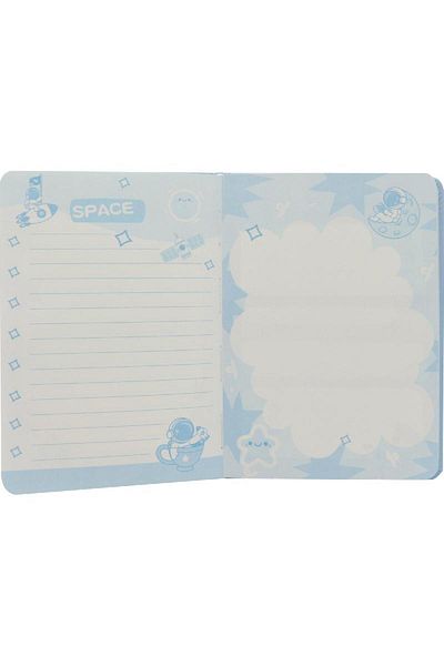 Roco Notebook Flamingo 1 3 X 18.5 cm 96 Sheets Single Ruled (Colored Pages)Blue