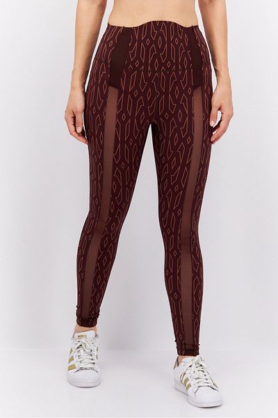 adidas X Ivy Park Women Sport Fit Training Leggings, Brown
