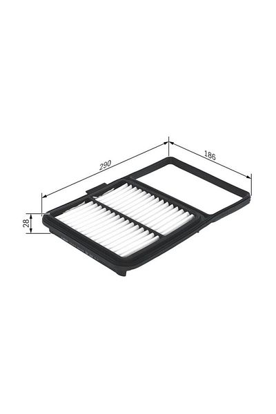 MANN Air Filter Toyota Prius Hb 1.5 Hybrid 03-09
