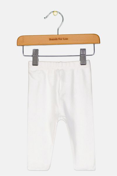 Fox Toddlers Girl Plain Pants, White