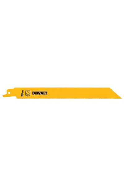 Dewalt 5-Piece Bi-Metal Reciprocating Blade 203mm