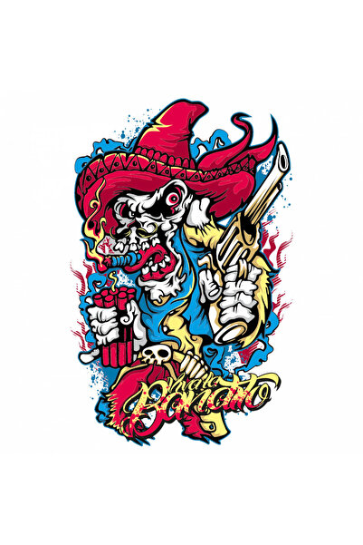 INOVATIX Σετ 8 τεμαχίων, Αυτοκόλλητο με Κρανίο Γκάνγκστερ, INOVATIX®. 6 εκ.