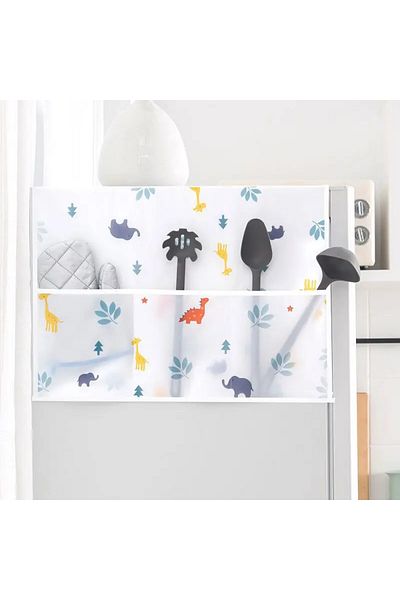 miraza Refrigerator Washing Machine Protective Cover, Waterproof, Side Pockets for Storage