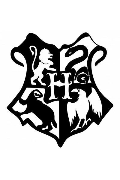 INOVATIX Set de 8 autocolante Harry Potter cu școala Hogwarts, INOVATIX®. 6 cm