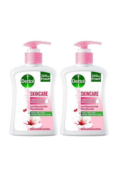 Dettol Skincare Antibacterial Handwash 2 x 200 ml