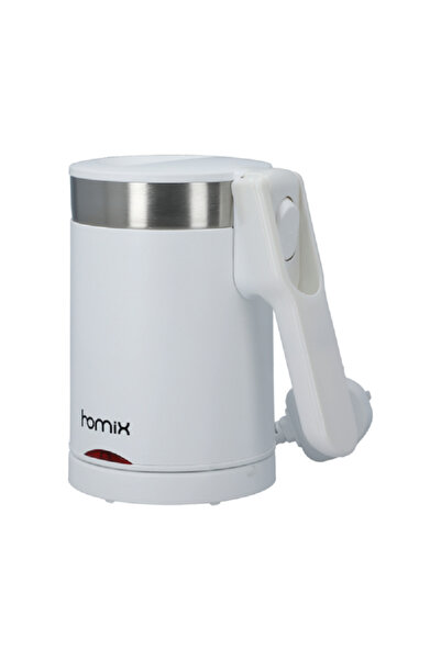 HOMİX 1000W Automatic Shut-Off Removable Lid Electric Kettle White 0.6 Liter