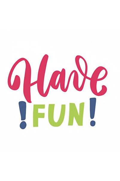 INOVATIX Set de 8 piese, Autocolant Distrează-te, INOVATIX®. 6 cm