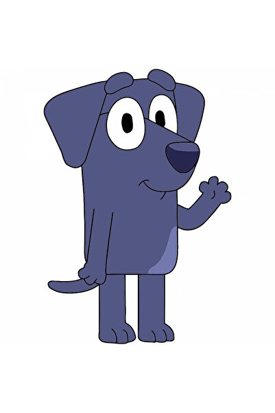 INOVATIX Set de 8 piese, autocolant Jean Luc Bluey, INOVATIX®. 6 cm