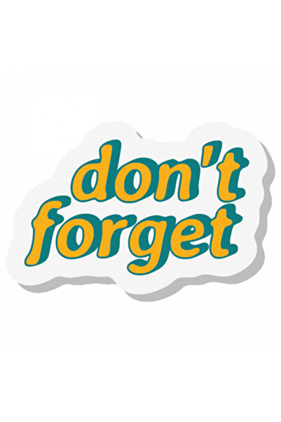 INOVATIX Set of 8 pieces, Sticker Don't forget, INOVATIX®. 6 cm