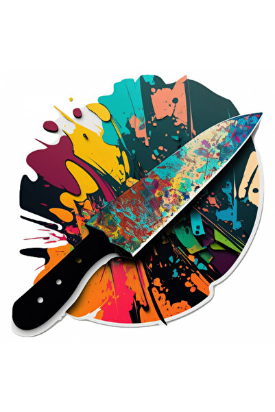 INOVATIX Set de 8 piese, Cuțit pentru pictat autocolante, INOVATIX®. 6 cm