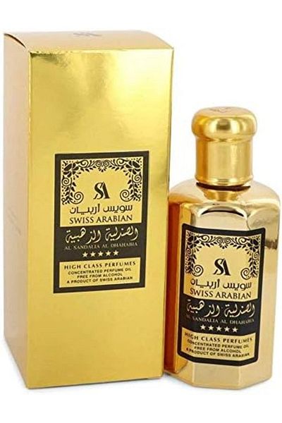 SWISS ARABIAN Swis Arabian Al Sandalia Al Dhahabia 1068 Concentrated Perfume Oil, 95 ml