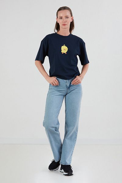 Fulla Moda Chick Printed Short Sleeve T-Shirt