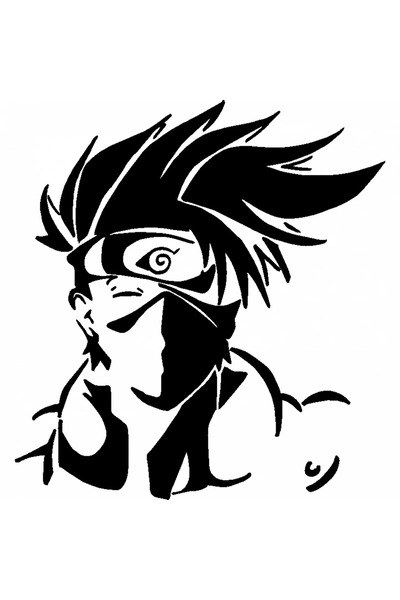 INOVATIX Set de 8 piese, autocolant Kakashi Hatake Naruto Anime, INOVATIX®. 6 cm