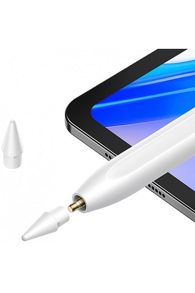 Baseus Touch Pen Baseus Smooth Writing 2 Series SXBC060502 pentru Apple iPad, Versiune Activ (Alb)