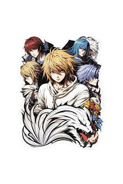 INOVATIX Set de 8 piese, autocolant Grup de tineri, INOVATIX®. 6 cm