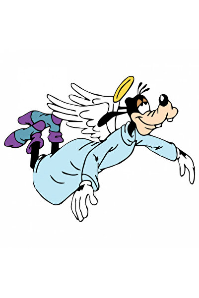 INOVATIX Set of 8 pieces, Sticker Goofy in heaven, INOVATIX®. 6 cm