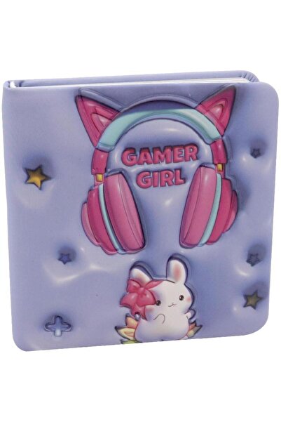 Roco Notebook Game Girl 9.5 X 10 cm 96 Sheets Single Ruled (Colored Pages)Purple