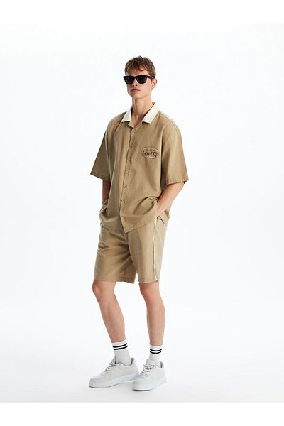 LC Waikiki Xside Beige Comfortable Fit Men's Shorts