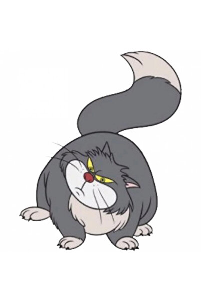 INOVATIX Set de 8 piese, autocolant Lucifer din Cenușăreasa, INOVATIX®. 6 cm