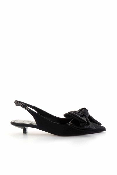 Bambi Shiny Black Women's Classic Heeled Shoes K01461110004