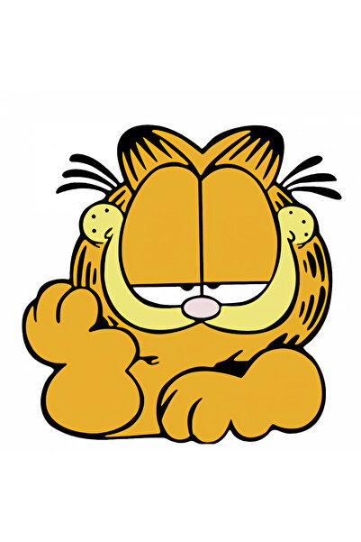 INOVATIX Σετ 8 τεμαχίων, Αυτοκόλλητο με τον Βαριεστή Γκάρφιλντ, INOVATIX®. 6 εκ.