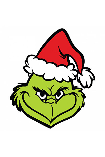 INOVATIX Set de 8 autocolante Grinch Avenger, INOVATIX®. 6 cm