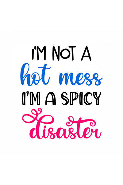 INOVATIX Set de 8 piese, Autocolant Nu sunt o mizerie fierbinte Sunt un dezas...