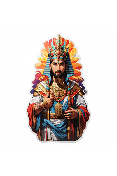 INOVATIX Set of 8 pieces, Sticker God Ra, INOVATIX®. 6 cm