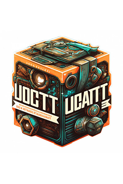 INOVATIX Set de 8 autocolante cu ladă de pradă, INOVATIX®. 6 cm