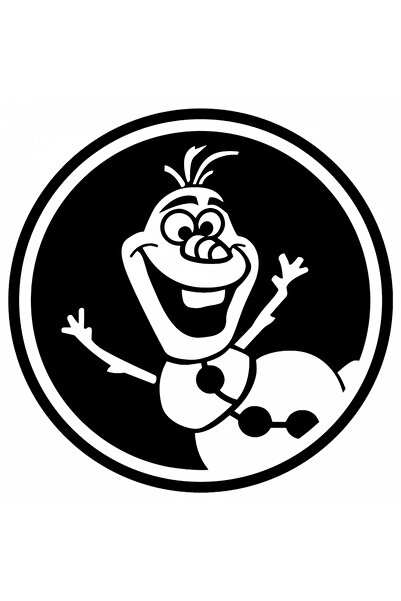 INOVATIX Set de 8 piese, autocolant Frozen Olaf, INOVATIX®. 6 cm