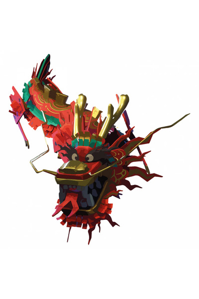 INOVATIX Set de 8 piese, autocolant Fortnite Royale Dragon, INOVATIX®. 6 cm