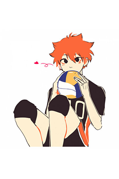 INOVATIX Set de 8 piese, autocolant Haikyuu cu minge, INOVATIX®. 6 cm