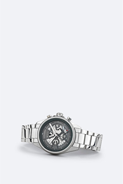 Avva Men's Silver Color Metal Watch B009034