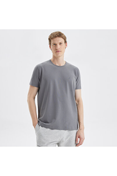 Nautica Erkek Mavi Kısa Kollu T-shırt