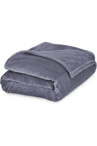 Generic سمارت هوم بطانية مخمل خفيفه ، بطانية دافئة خفيفة الوزن بمقاس كبير، 950 جرام بمقاس 220X200 سم