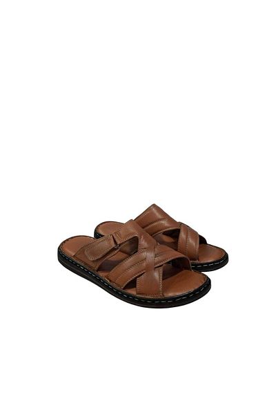 Esem 1143 Genuine Leather Men's Slippers