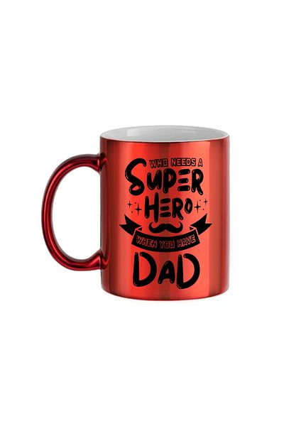 MECKSA Super Hero dad Coffee Mug Tea Cup 11OZ