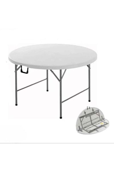 Kitchen Zone 122cm ZONE HQ-ZY122 Foldable Fiber Table for Easy Carrying and Storage