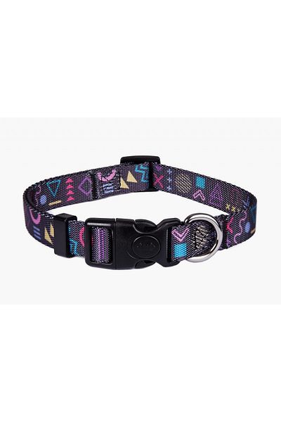 Astorpet adjustable dog collar, polyester/metal/plastic, multicolor, size L