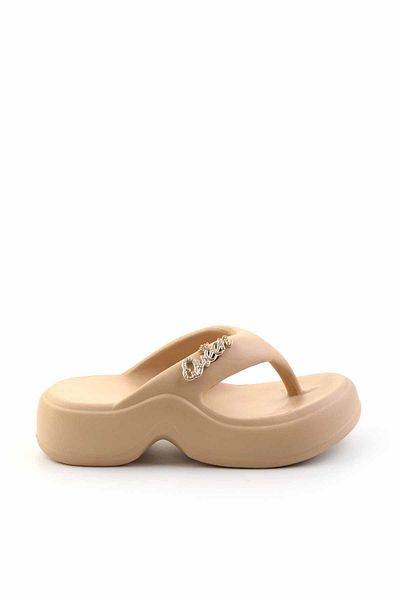 Bambi Beige Women's Slippers K04740340059