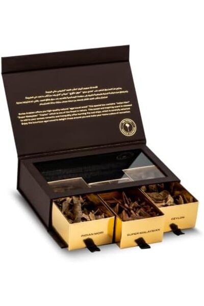 SWISS ARABIAN مجموعة هدايا خشب العود، 3×24 جرام