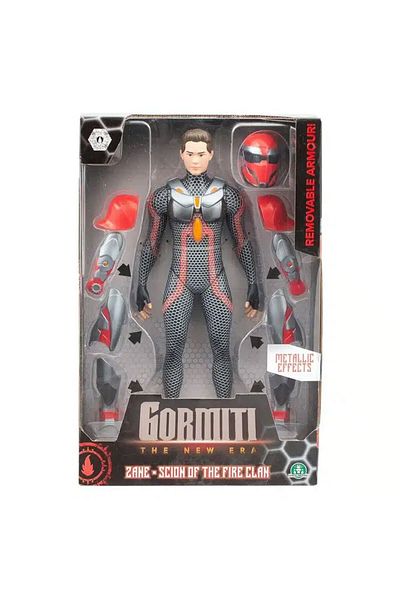 Gormiti 27 cm Figure and Armor Fire Successor Zane Grv03000