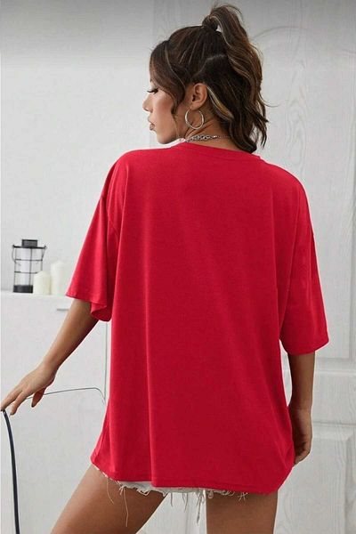 TekTarzz Holiday Women's Printed Design Trend Tshirt