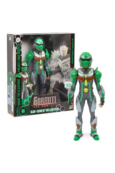 Gormiti 27 cm Figure and Elkure Earth Variant Glen Grv05000