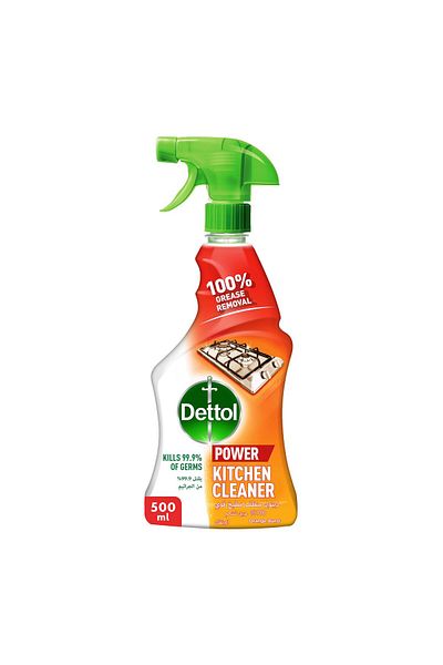 Dettol Orange Healthy Kitchen Power Cleaner Spray 500 ml