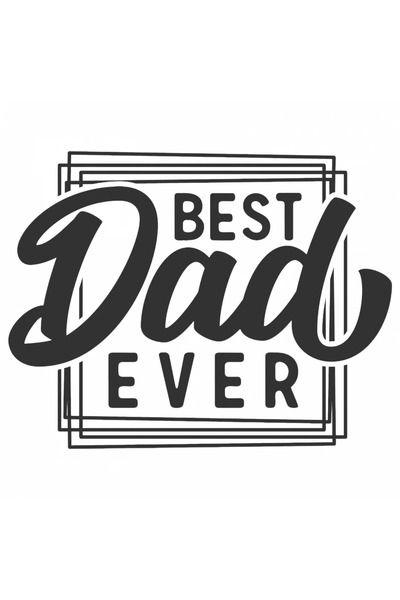 INOVATIX Set de 8 piese, autocolant Cel mai bun tată din lume, INOVATIX®. 6 cm