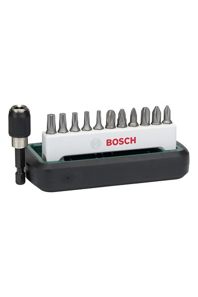 Bosch 12-Piece Durable Compact Screw Driver Set Multicolor