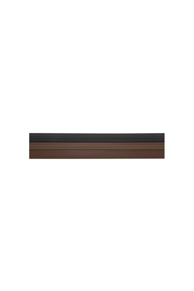 ACE PVC and Rubber Self Adhesive Door Bottom Brown 1m