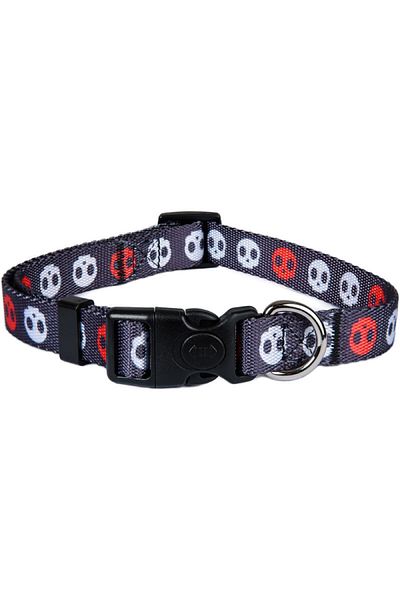 Astorpet adjustable dog collar, polyester/plastic/metal, multicolor, size S