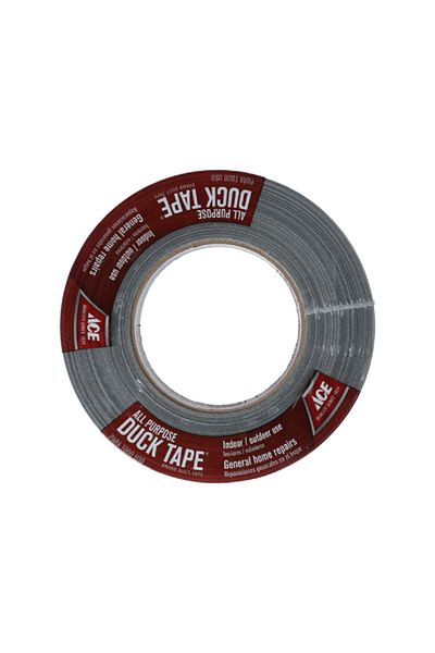 ACE All Purpose Water-Resistant Indoor and Outdoor Duck Tape Grey 1.88inch x 60yd